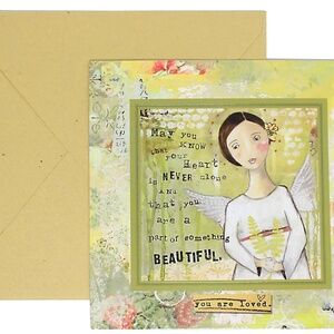 Kelly Rae Roberts Christmas Angel Magnetic Card